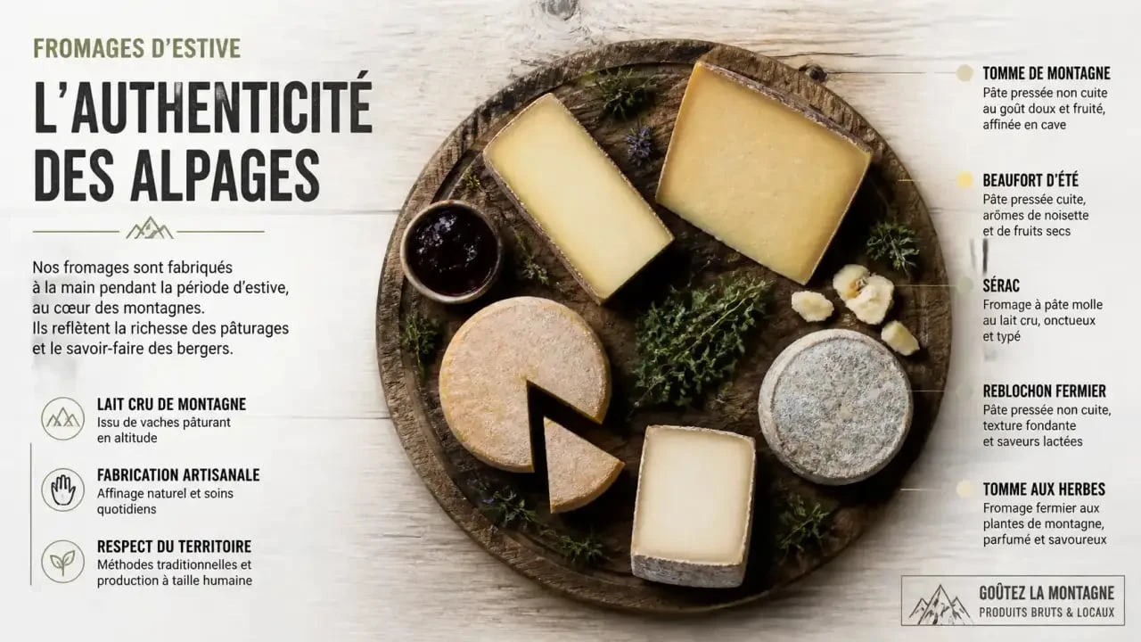 Fromages d'estive traditionnels issus de la transhumance Pyrénées 2025