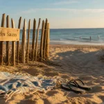 Plage pas des sauzes au Bois-Plage-en-Ré, sable et océan à l’île de Ré