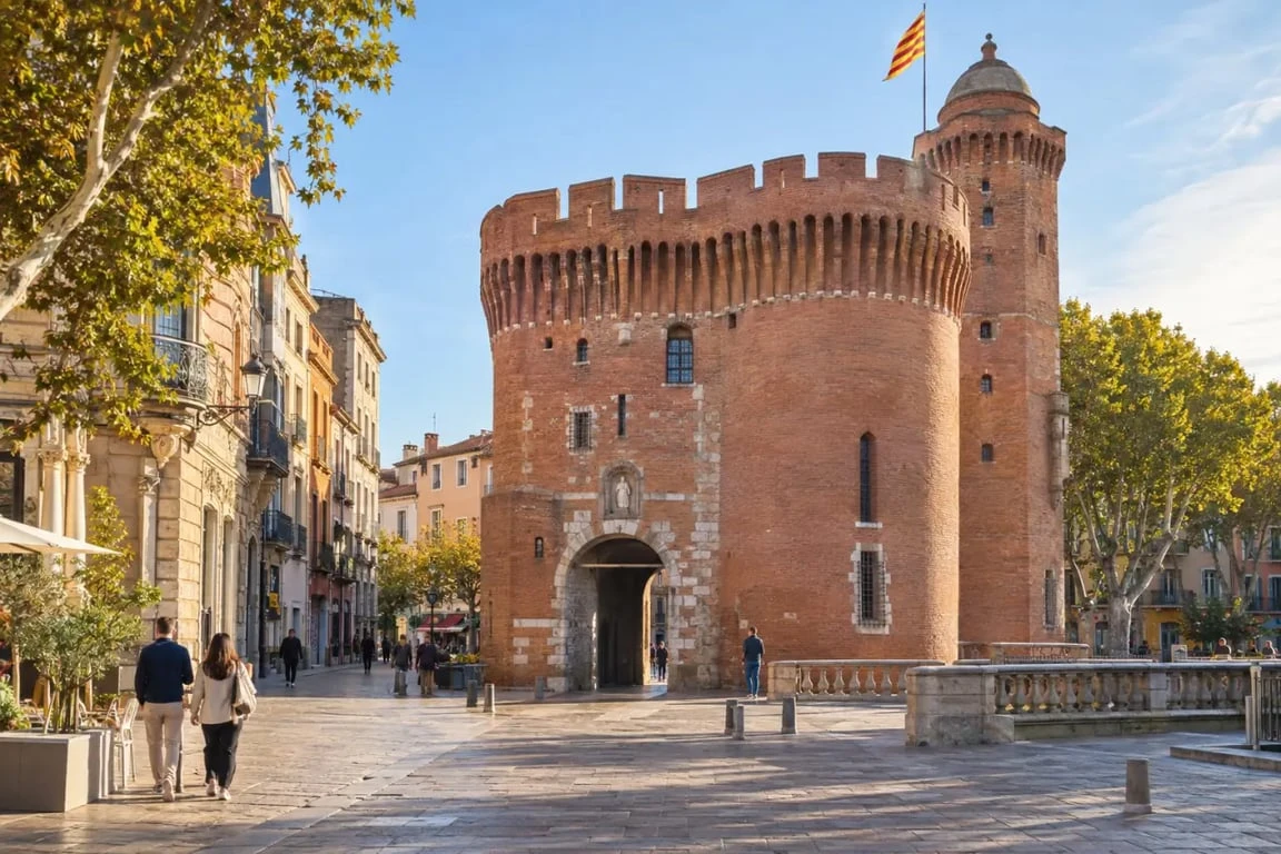 Perpignan à voir : le Castillet et le centre historique catalan