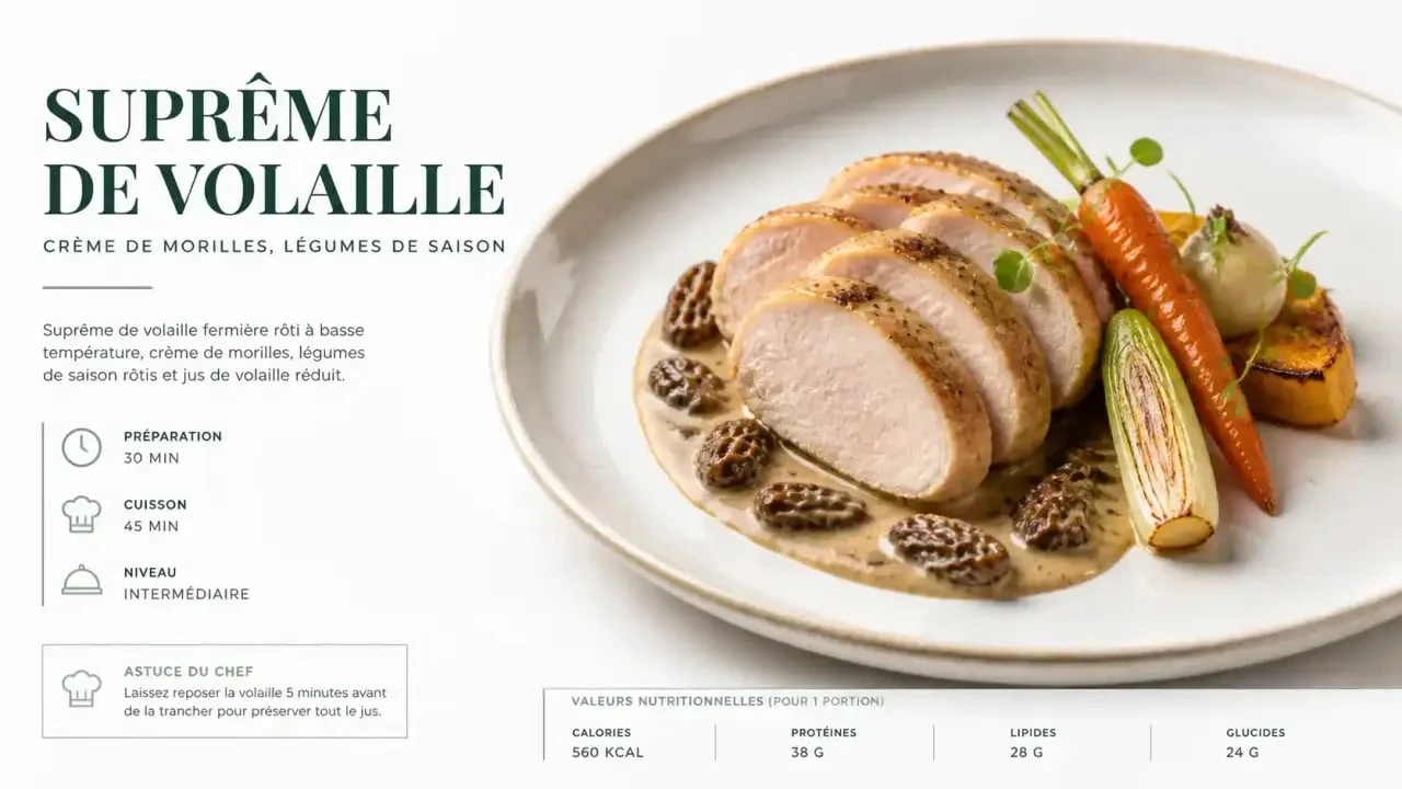 Plat gastronomique typique d'un restaurant chic à Perpignan
