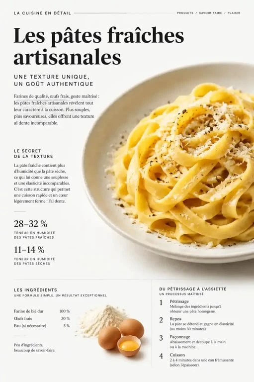 Meilleur restaurant italien Perpignan : exemple de pâtes fraîches artisanales