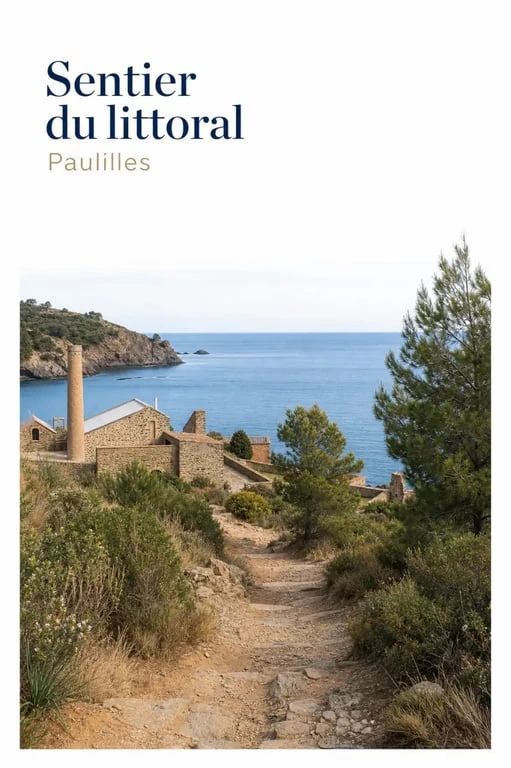 Crique de Paulilles, sentier du littoral et patrimoine industriel au bord de mer