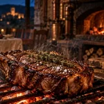 Meilleur restaurant viande Perpignan : côte de bœuf grillée
