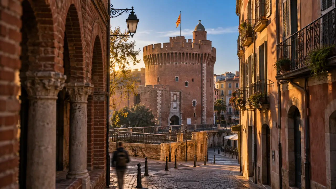 Perpignan a voir : Castillet et ruelles du centre ancien