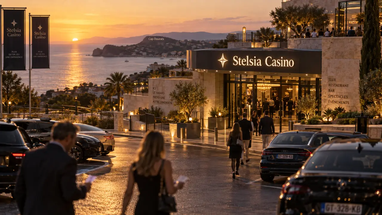Casino Collioure : entrée du casino et machines à sous