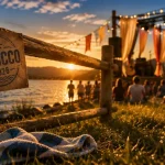 Festival sirocco perpignan 2026 à Vinça, scène au bord du lac